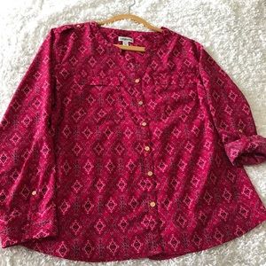 Croft & Barrow PXL TOP